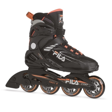 FILA Inline Skates Legacy Comp (Bearings: 4) black/orange ladies