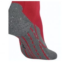 Falke Functional Sock 4 Grip (Stability with Silicone Nubs) Carmine Red/Grey Men - 1 Pair