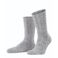 Falke Day Sock Brooklyn Crew (Boot Sock, Chunky Knit Look) Light Grey Men - 1 Pair