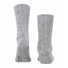 Falke Day Sock Brooklyn Crew (Boot Sock, Chunky Knit Look) Light Grey Men - 1 Pair