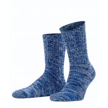 Falke Day Sock Brooklyn Crew (Boot Sock, Chunky Knit Look) Navy Men - 1 Pair