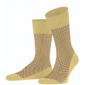 Falke Daily Sock Crew Uptown Tie (stylish design, cotton) yellow Men - 1 Pair