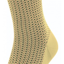 Falke Daily Sock Crew Uptown Tie (stylish design, cotton) yellow Men - 1 Pair