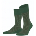 Falke Daily Sock Crew Uptown Tie (stylish design, cotton) green Men - 1 Pair