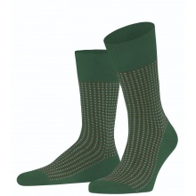 Falke Daily Sock Crew Uptown Tie (stylish design, cotton) green Men - 1 Pair