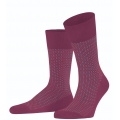 Falke Daily Sock Crew Uptown Tie (stylish design, cotton) magenta Men - 1 Pair