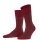 Falke Day Sock Crew Uptown Tie (stylish design, cotton) burgundy Men - 1 Pair