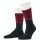 Falke Day Sock Crew Unlimited (stylish design, organic cotton) blackred Men - 1 Pair