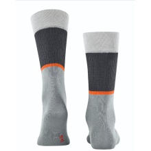 Falke Day Sock Crew Unlimited (stylish design, organic cotton) silver grey Men - 1 Pair