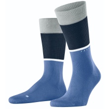 Falke Day Sock Crew Unlimited (stylish design, organic cotton) olympic blue Men - 1 Pair