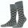 Falke Daily Sock Crew Smart Check (stylish design, cotton) dust grey Men - 1 Pair