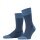 Falke Day Sock Crew Sensitive Herringbone (light, temperature-regulating merino wool) blue Men - 1 Pair