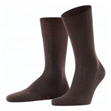 Falke Day Sock Crew Sensitive Intercontinental (pressure-free comfort waistband) brown Men - 1 Pair