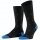 Falke Day Sock Crew Dot (comfortably soft cotton) black/blue Men - 1 Pair