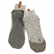 Falke Day Sock Quarter Lodge Homepad light grey mottled Men - 1 Pair