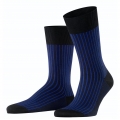 Falke Daily Sock Crew Oxford Stripe (Business Sock with Jacquard Pattern) black Men - 1 Pair