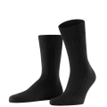 Falke Daily Sock Crew Carpet in Shoe (climate-regulating Merino wool) black Men - 1 Pair