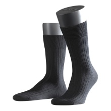 Falke Tagessocke Crew Bristol Pure (high-quality merino wool) black Men - 1 Pair