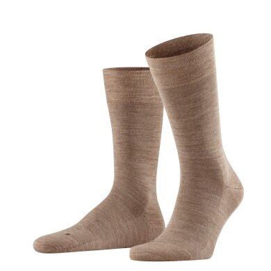 Falke Day Sock Crew Sensitive Berlin (Merino wool outside, cotton inside) beige Men - 1 Pair