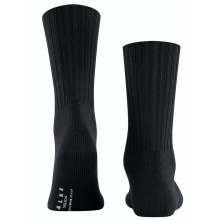 Falke Day Sock Crew Nelson (climate-regulating Merino wool) black Men - 1 Pair