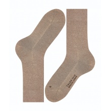 Falke Daily Sock Crew Sensitive London (pressure-free comfort waistband) light brown Men - 1 Pair