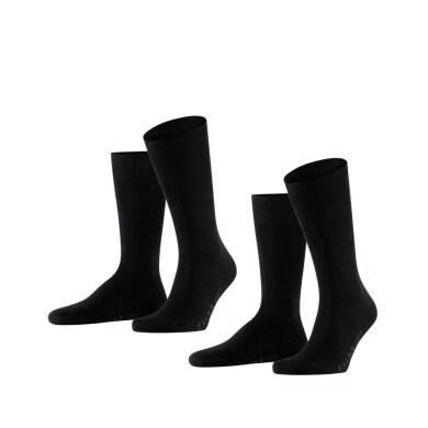 Falke Day Socks Crew Swing black Men - 2 Pairs