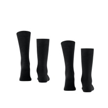 Falke Day Socks Crew Swing black Men - 2 Pairs