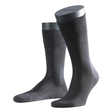 Falke Day Sock Tiago (Comfort in Everyday Work) short anthracite grey Men - 1 Pair