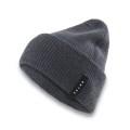 Falke Knitted Hat (Beanie) Unisex - Merino Wool, Ribbed Structure - Dark Grey - 1 Piece