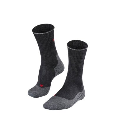 Falke Trekking Sock TK2 Wool Silk (luxurious comfort Silk+Merino wool) anthracite Men - 1 Pair