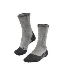 Falke Trekking Sock TK2 Wool Silk (luxurious comfort Silk+Merino wool) light grey Men - 1 Pair