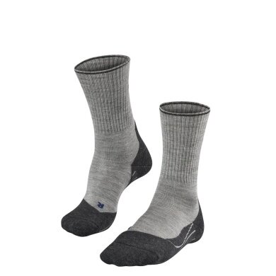 Falke Trekking Sock TK2 Wool Silk (luxurious comfort Silk+Merino wool) light grey Men - 1 Pair