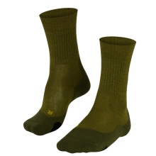 Falke Trekking Sock TK2 Wool (lightly padded, for long hikes) dark green Men - 1 Pair