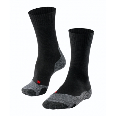 Falke Trekkingsocke TK2 (Merino wool, for light terrain) black Men - 1 Pair