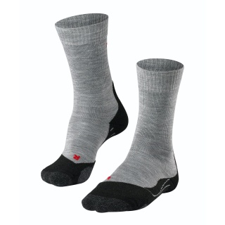 Falke Trekking Sock TK2 (Merino Wool, for light terrain) light grey Men - 1 Pair