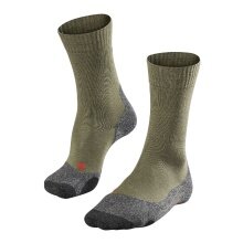 Falke Trekkingsocke TK2 (Merino wool, for light terrain) olive green Men - 1 Pair