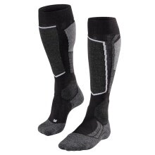 Falke Ski Sock SK2 (Allrounder Ski Sock, Merino Wool Blend) Black Men - 1 Pair