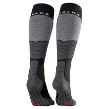 Falke Ski Sock SK2 (Allrounder Ski Sock, Merino Wool Blend) Black Men - 1 Pair