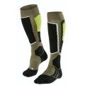 Falke Ski Sock SK2 (Allrounder Ski Sock, Merino Wool Blend) Thyme Green Men - 1 Pair