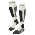 Falke Ski Sock SK2 (Allrounder Ski Sock, Merino Wool Mix) White/Grey/Black Women - 1 Pair