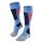 Falke Ski Sock SK2 (Allrounder Ski Sock, Merino Wool Mix) Blue/Black/Pink Women - 1 Pair