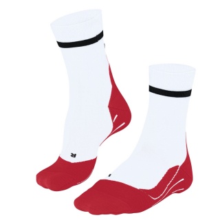 Falke Running Sock RU4 (medium cushioning) white/red Men - 1 Pair