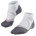 Falke Running Sock RU4 Cool Short (medium cushioning, cooling) white/gray Men - 1 Pair