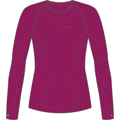 Falke Long Sleeve Wool Tech (Merino Wool) Underwear orchid pink Women