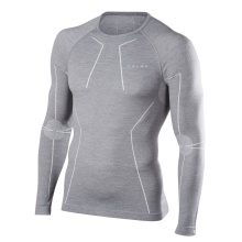 Falke Long Sleeve Wool Tech (Merino Wool) Underwear Grey Men