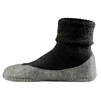 Falke Slippers Cosyshoe (soft Merino wool) anthracite grey Women