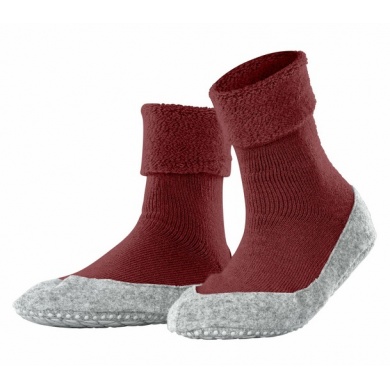 Falke Slippers Cosyshoe (soft Merino wool) henna red Women