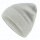 Falke Knitted Hat (Beanie) Unisex - Merino Wool, Shadow Ribbed Structure, Fold-up - light grey - 1 piece