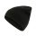 Falke Winter Hat (Beanie) Unisex - Cashmere, Ribbed Structure, Fold-over - black - 1 piece