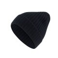 Falke Winter Hat (Beanie) Unisex - Cashmere, Ribbed Structure, Foldover - dark blue - 1 piece